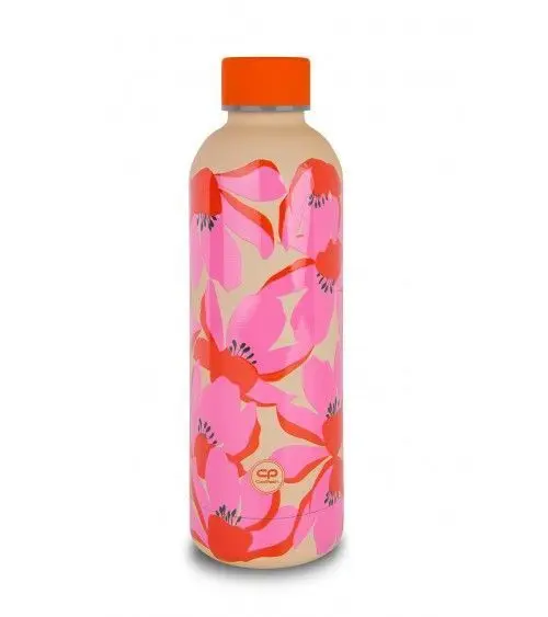 Botella Termica 500Ml Bonet Flores Rosa Coolpack