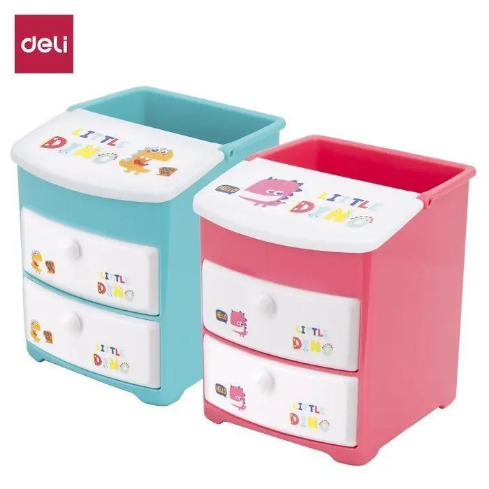 Organizador Infantil 4 Cajones Sobremesa Dino Surtido