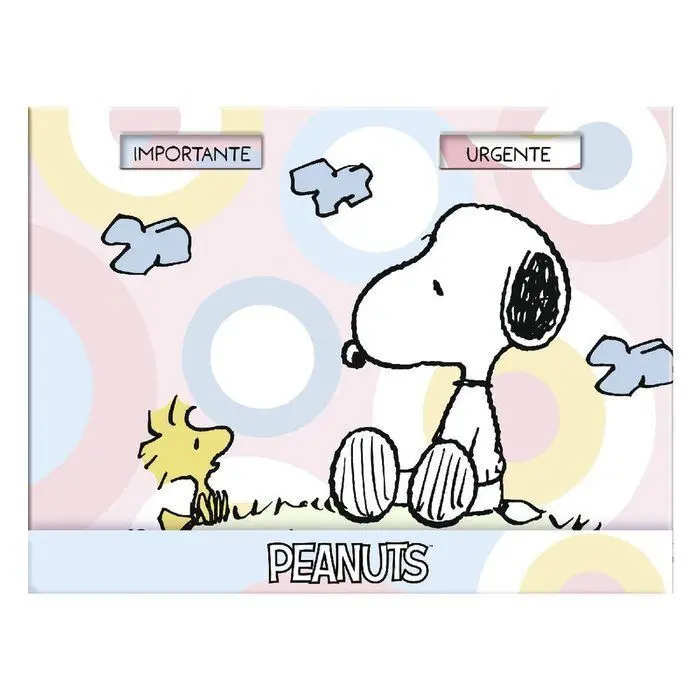 Taco de Notas con Ventana Snoopy Pastel