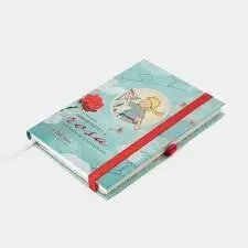 Libreta Tapa Dura Mediana A6 Principito Rosa