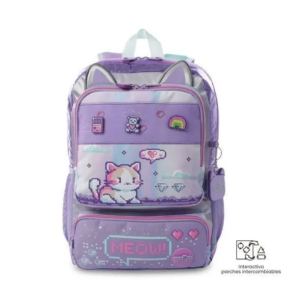 Mochila Andy Cat M Totto