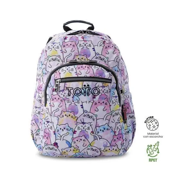 Mochila Acuareles Glitter Paws