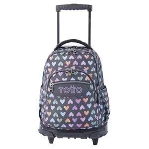 Mochila Carro Rue Bomper Renglones Corazones
