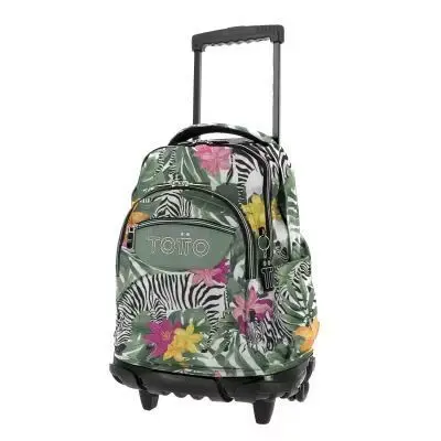 Mochila Carro 35L Tropical Cebras Totto