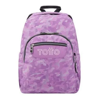 Mochila Acuareles 20Lcamuflaje Morado/Rosa Totto