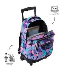 Mochila Totto Renglones Dear Blue 26L 15,4