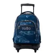 Mochila Totto Renglones Blue Print 26L Pc 15,4