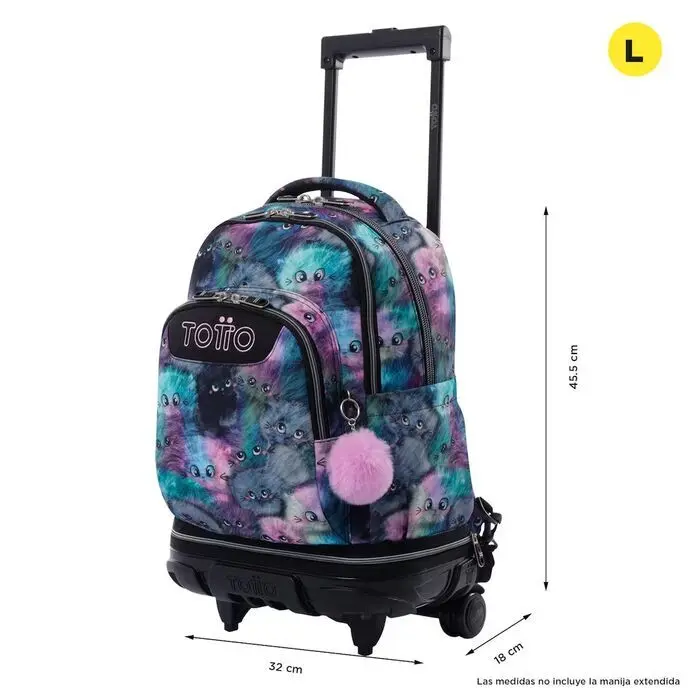 Mochila Totto Remov Tiza Kitten 26L Pc 15,4