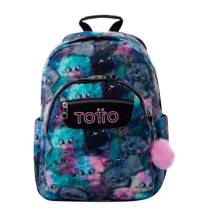 Mochila Totto Acuareles Kitten 20L