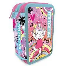 Plumier Triple Girl Super Contenido Music Lover