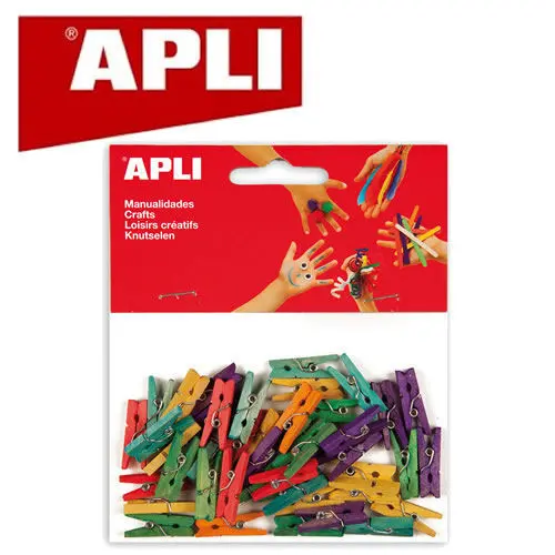 Pinzas Mini Colores Apli 45U 13479