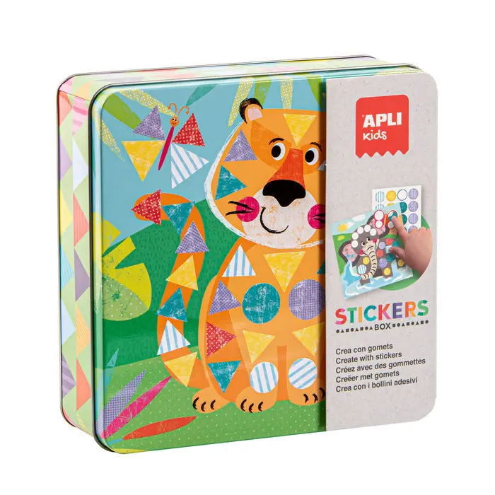 Juego Gomets Apli Caja Metal Tigre Liza Lewis