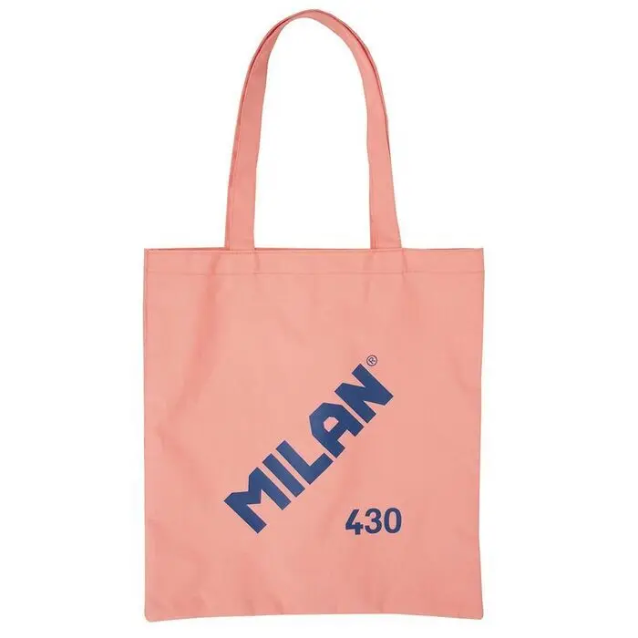 Bolsa Tela Milan Since 1918 Rosa