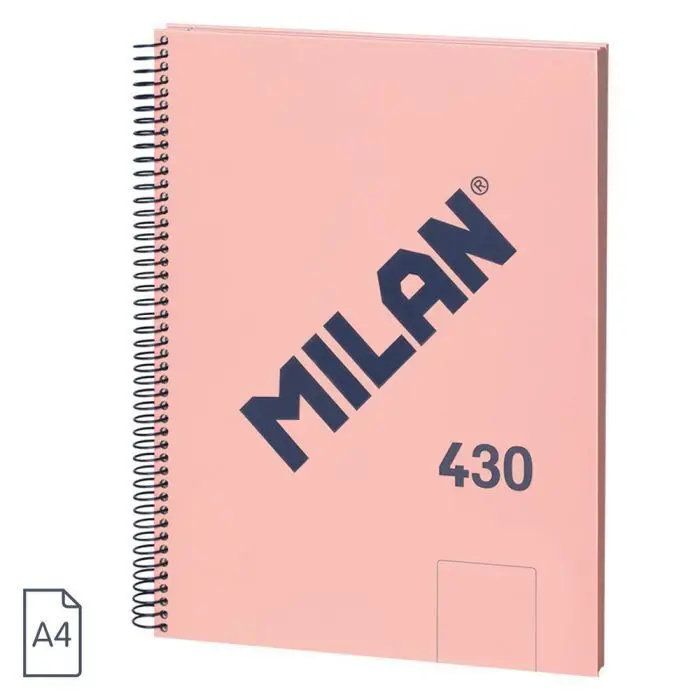 Bloc Milan A4 Liso 80H 95Gr Rosa 430