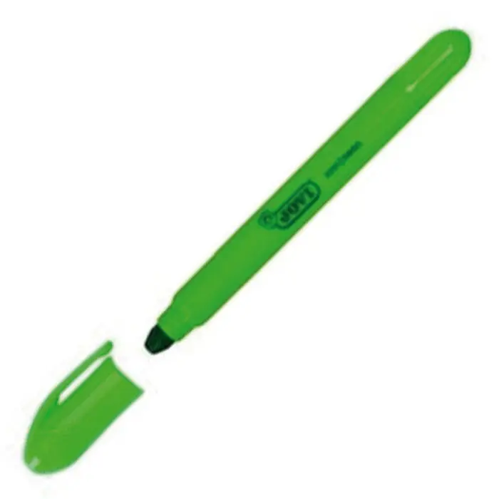 Marcador Fluorescente Jovi Gel Neón Verde