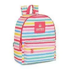 Mochila para Portatil 14,1 Benetton Rayitas