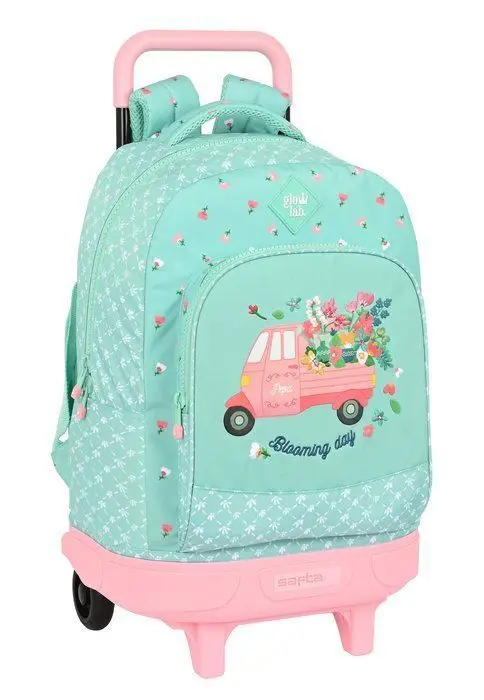 Mochila Grande+Carro Compact Glowlab Peppa