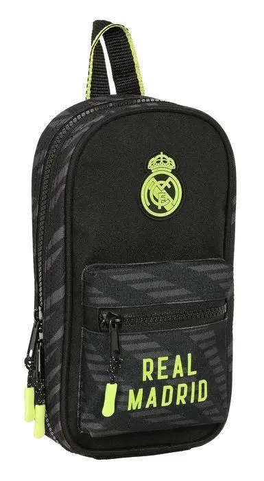 Plumier Mochila con 4 Portatodos Vacios Real Madrid 3ª Equip