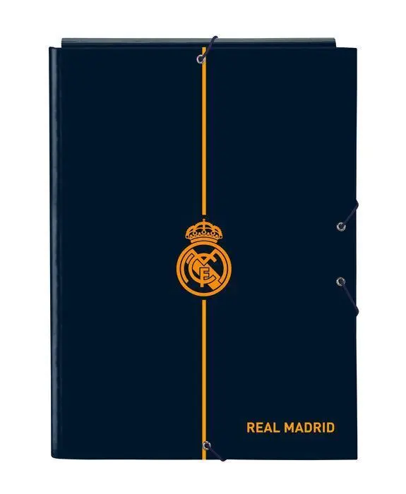 Carpeta Carton Folio Gomas Solapas Real Madrid 2ª Equip. 24