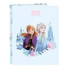 Carpeta Carton Folio 4 Anillas Mixtas Frozen Ice Magic