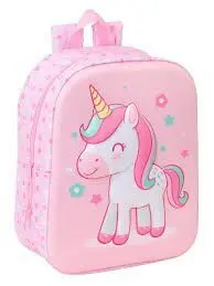 Mochila Guarderia 3D 27Cm Safta Unicorn