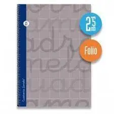 Bloc Lamela Fº 2. 5Mm Gris T. extradura 80H 70Gr