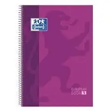 Bloc Oxford A4 5X5 T. extradura 80H 90Gr Morado