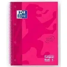 Bloc Oxford A4 5X5 Touch 80H 90Gr Fucsia European Book 1