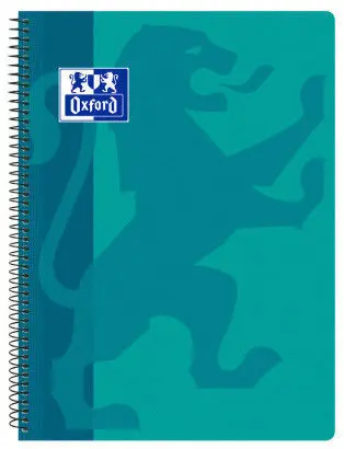 Bloc Oxford A4 4X4 T. pp 80H 90Gr Aqua
