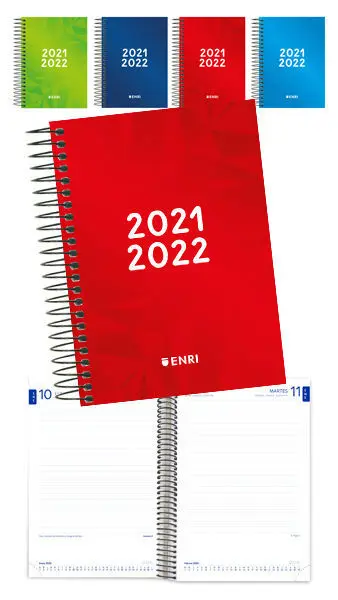 Agenda Escolar Enri 8º Dp Espiral T. extradura 21-22 Identity