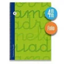 Bloc Lamela Fº 4Mm Verde T. extradura 80H 70Gr