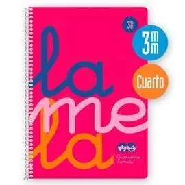 Bloc Lamela 4º 3Mm Rosa Fluor T. pp 80H 70Gr