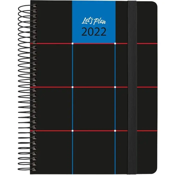 Agenda 22 D/P 15X21 Cross Azul