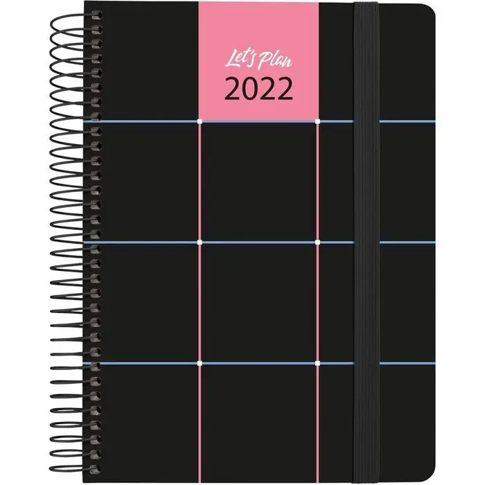 Agenda 22 D/P 15X21 Cross Rosa
