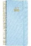 Agenda 22 S/V A6 Metalic Azul Claro