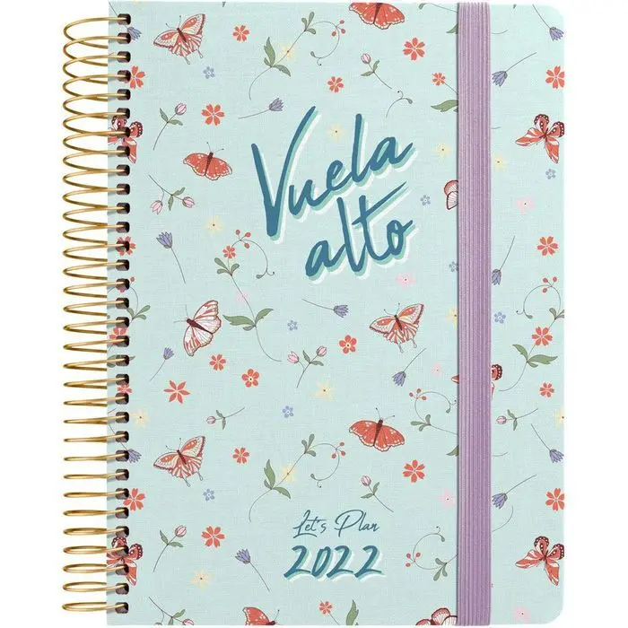 Agenda 22 S/V A6 Soft Mix Mariposas