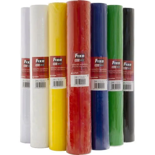 Rollo Pvc Adh. 100X90Cm Transparente Fixo