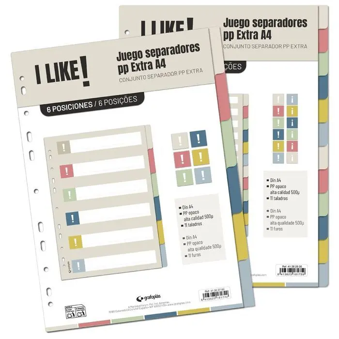 Separador A4 12 Posiciones Like3