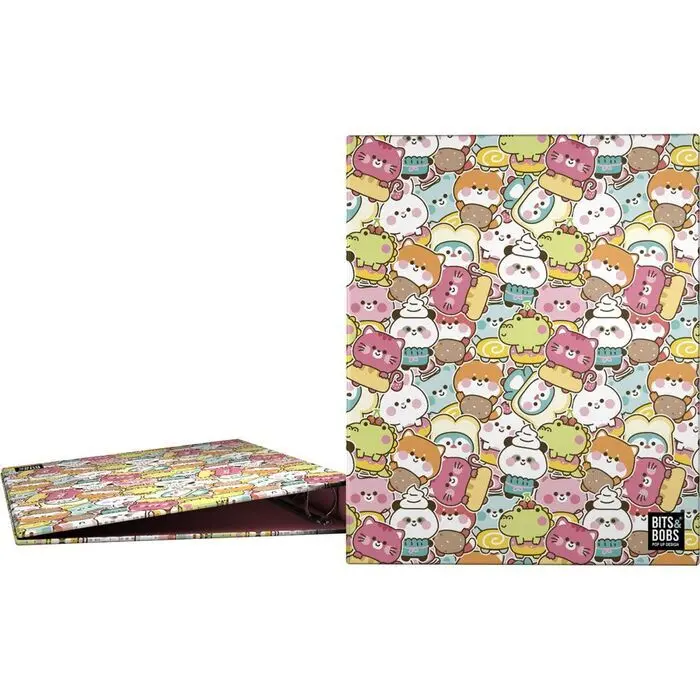 Carpeta A4 Anilla 4D25 B&B Kawaii