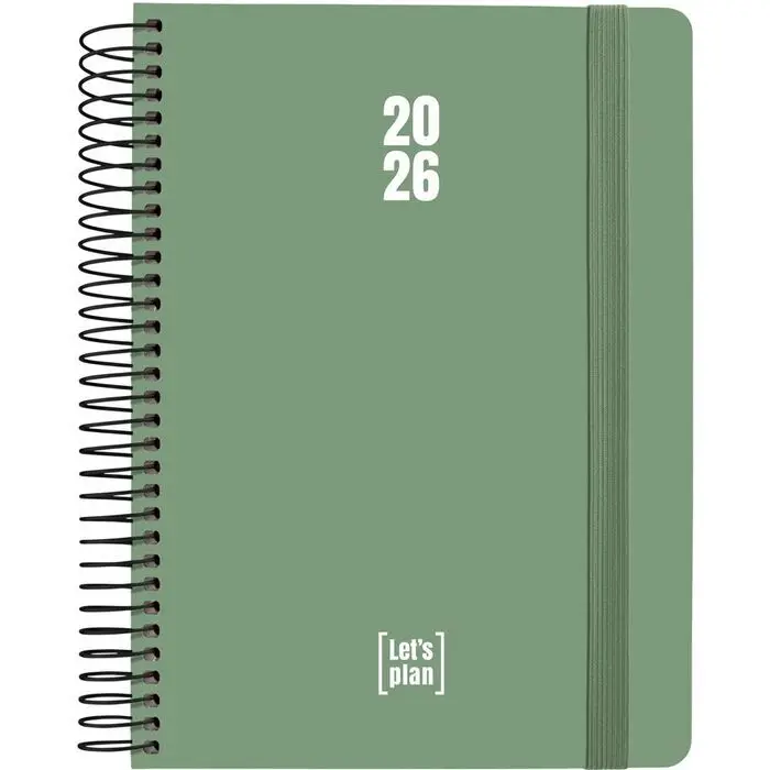 Agenda 2026 D/P 15X21 Colors Verde