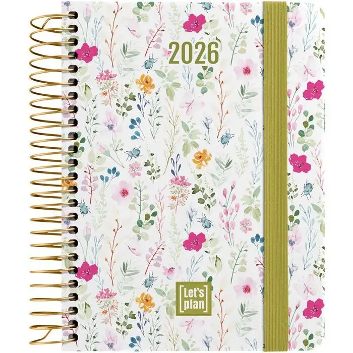 Agenda 2026 D/P A6 Wildflowers