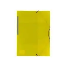 Carpeta A4 Pp C/Solapas y Gomas Amarillo Grafoplas