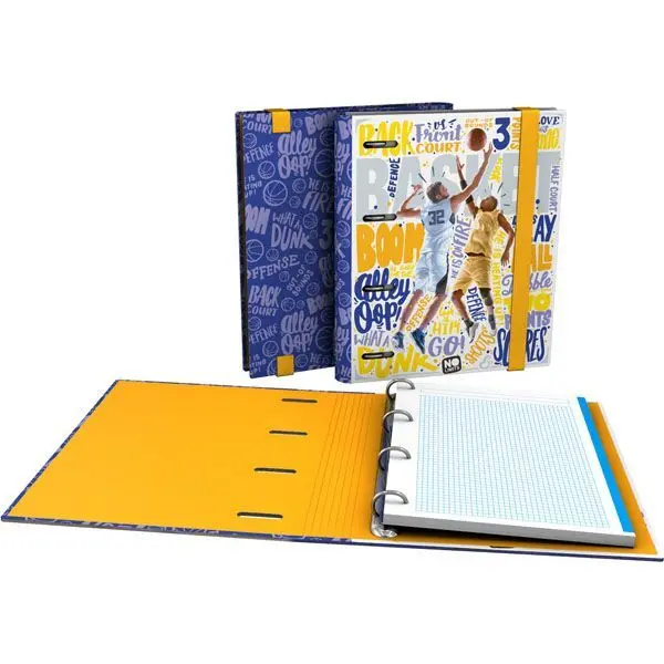 Carpebook A5 4A25 no Limits Basket+Recambio 5X5 Cuadros+Separador