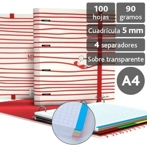 Carpebloc A4 4An Nina Relax Grafoplas