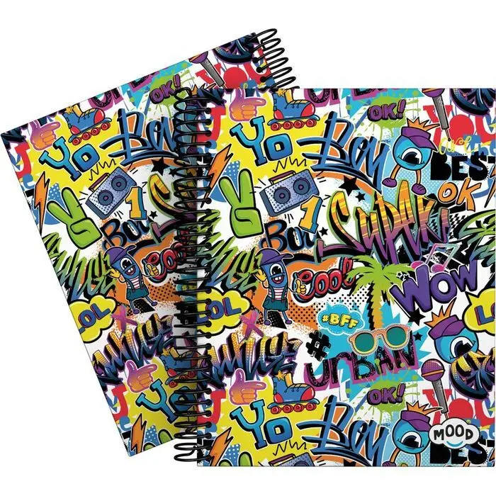 Cuadernos A5 Cartón Forrado Papel Plastificado Soft Tapa Dura 90 Hojas 90 G Cuadricula 5X5 mm