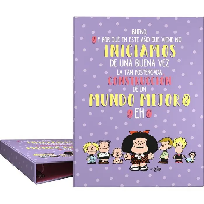 Carpeta Anillas A5 For Mafalda 22 Esperanza