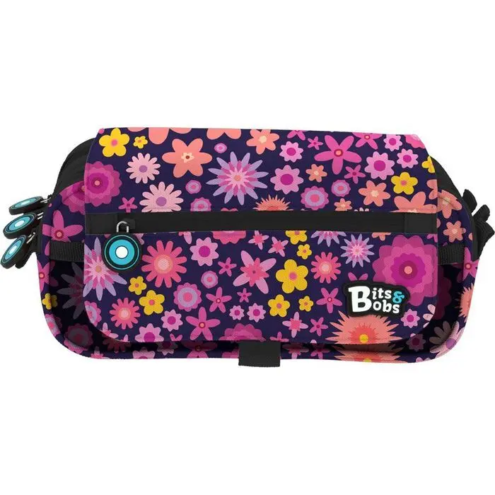 Portatodo Triple con Solapa Flowers