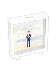 Hucha Blanca Comunion Niño Personalizable 15X15X5 cm