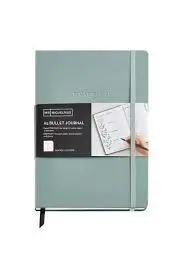 Cuaderno Rigido Puntos A5 Bullet Journal Verde Mr