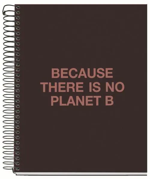 Notebook 4 A5 120H Cuad 5X5 Reciclado Burdeos Ecolaf